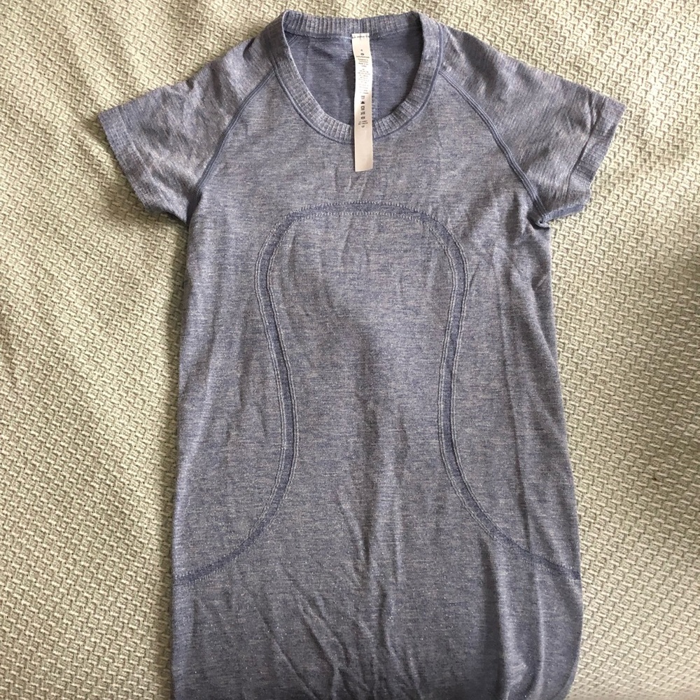 Lululemon purple running t shirt
